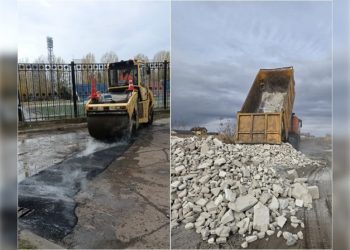 Сотня машин на улицах: в Ульяновске идёт масштабное благоустройство