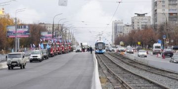 Новую трамвайную остановку строят на Минаевском мосту в Ульяновске