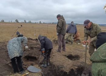 Ульяновские следователи помогли поднять останки 11 бойцов Гражданской войны