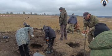 Ульяновские следователи помогли поднять останки 11 бойцов Гражданской войны