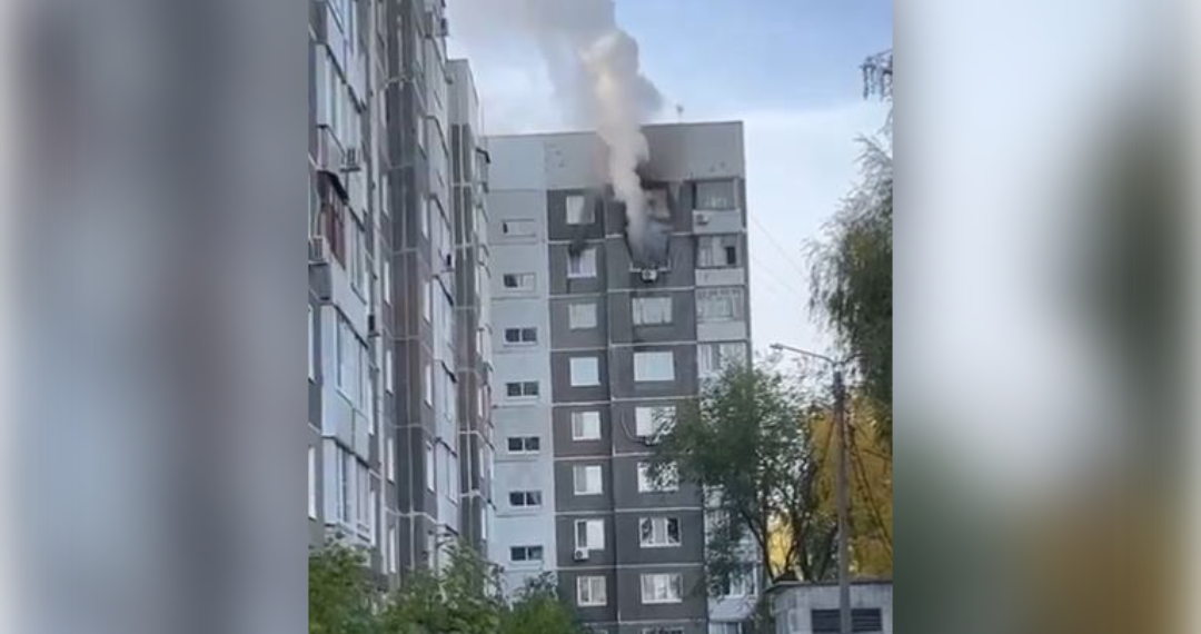 Ульяновские пожарные спасли людей из девятиэтажки на Нижней Террасе