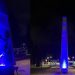 Стелу «Город трудовой доблести» в Ульяновске оснастили дополнительной подсветкой