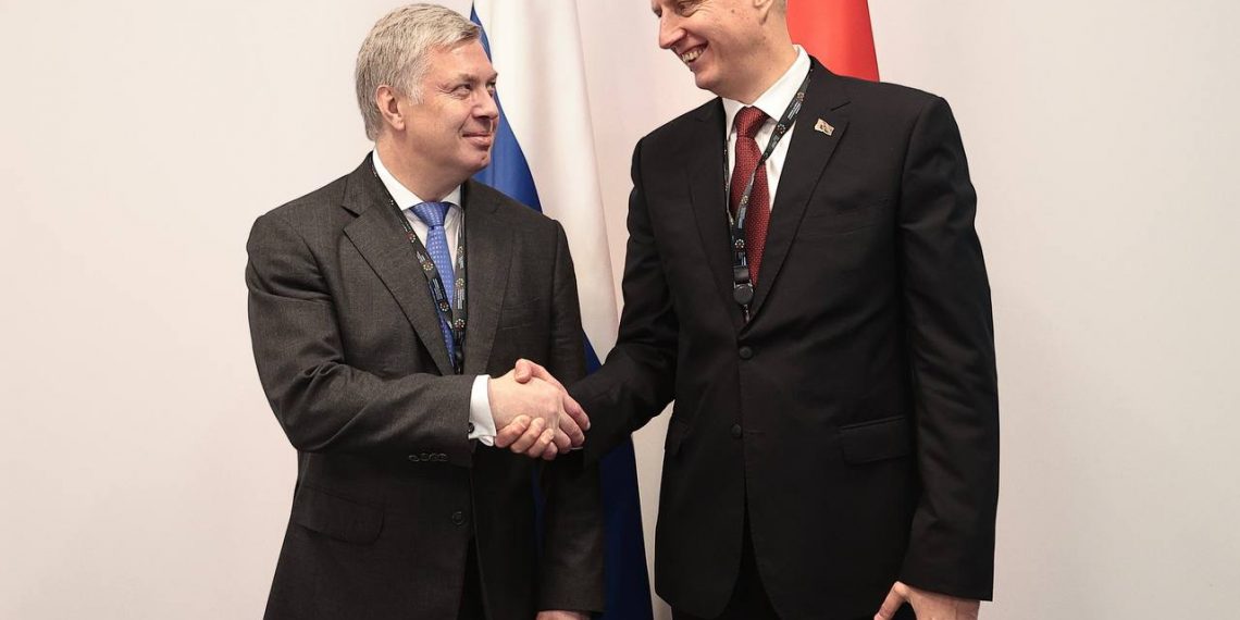 Русских и Крутой обсудили расширение сотрудничества Ульяновска и Минска