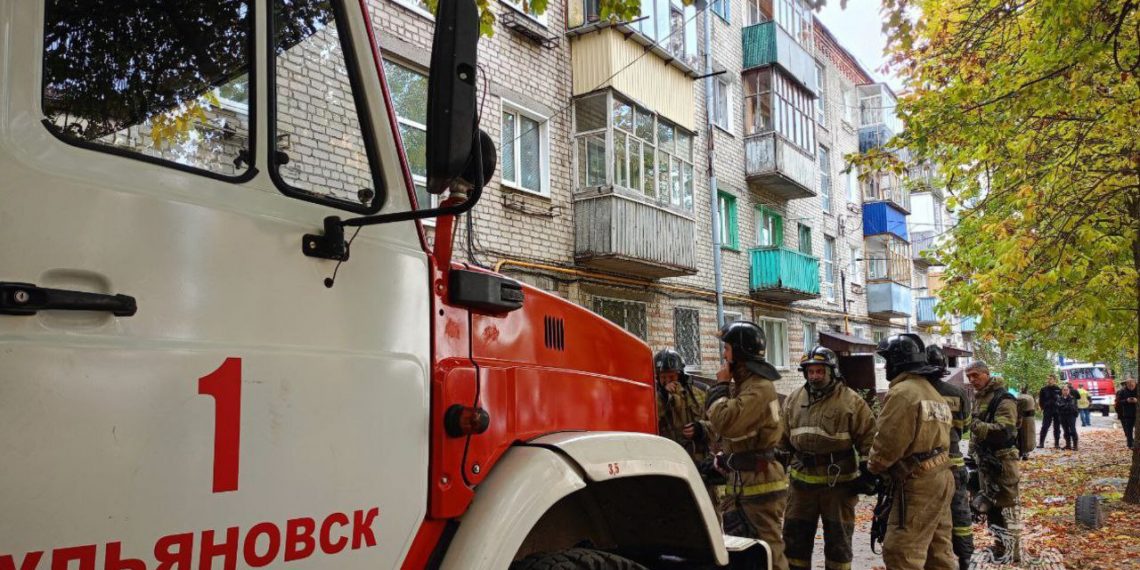 При пожаре в Ульяновске серьёзно пострадал 30-летний мужчина