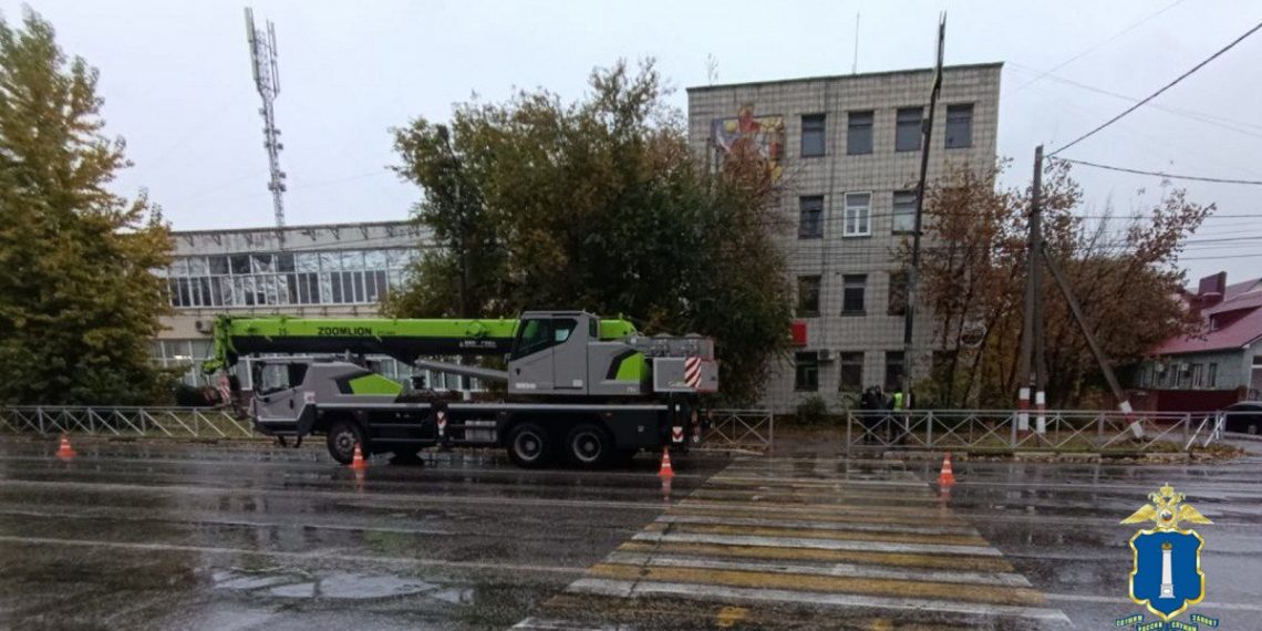 В Димитровграде автокран сбил женщину на пешеходном переходе