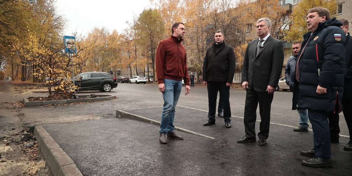 Русских проконтролировал ход дорожного ремонта в Ульяновске