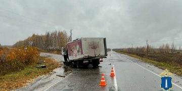 «ГАЗель» и «десятка» жёстко столкнулись на встречке под Ульяновском