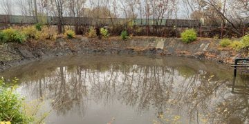 Ливнёвый пруд на Ростовской в Ульяновске расчищен и модернизирован
