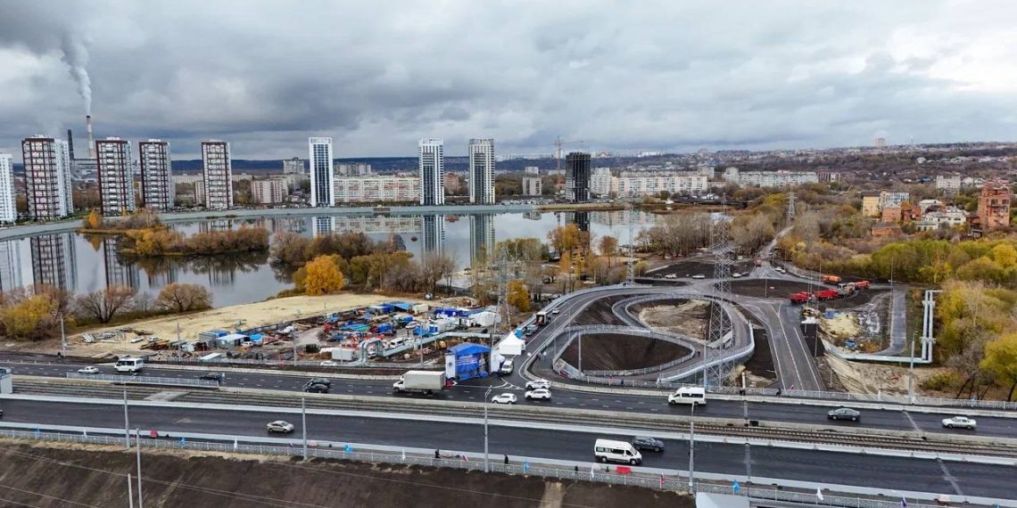 В Ульяновске открыли движение по реконструированному Минаевскому мосту