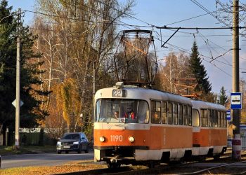 Движение трамваев по Радищева в Ульяновске временно приостановлено