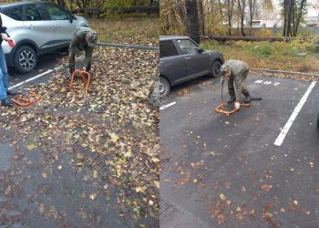 В Ульяновске демонтируют незаконно установленные блокираторы парковок