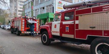 На улице Робеспьера в Ульяновске горел фитнес-клуб