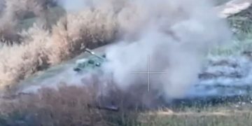 Ульяновские дроноводы-десантники уничтожили украинскую САУ на Запорожском направлении