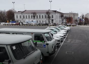 20 больниц Ульяновской области получили новые автомобили