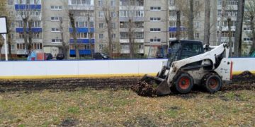 В Ульяновске стартовал ремонт хоккейных площадок: к зиме готовятся 52 корта