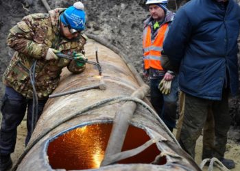 Подключение нового водовода в Засвияжье ведется одновременно на трёх участках