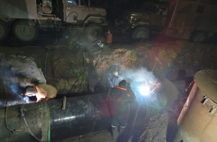 Ночью в Киндяковке зафиксировали стабильное давление на водопроводе