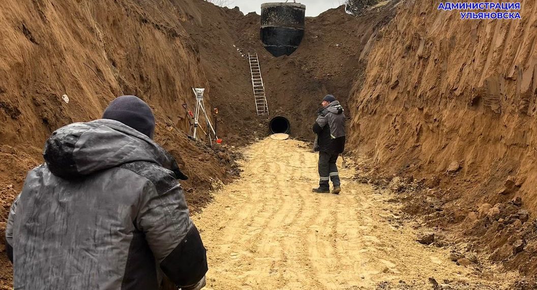 В Ульяновске обновили критически важный участок канализации Нового города