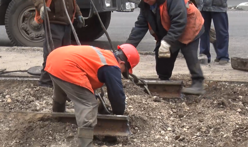 На севере Ульяновска изменился маршрут трамваев из-за ремонта путей