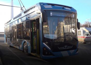 В Ульяновске начались испытания нового троллейбуса «Адмирал» с автономным ходом