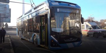 В Ульяновске начались испытания нового троллейбуса «Адмирал» с автономным ходом