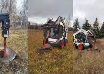 В сквере Антонова с применением современной техники высадят 250 деревьев