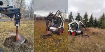 В сквере Антонова с применением современной техники высадят 250 деревьев