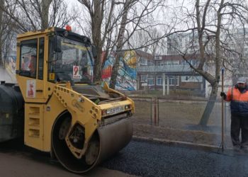 Четыре двора и общественные пространства: в Ульяновске продолжаются работы по благоустройству