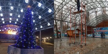 В парке «Прибрежный» создают новогоднюю сказку для ульяновцев