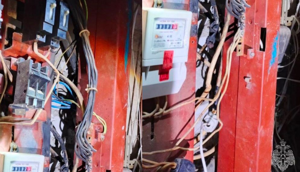 В Ульяновске из-за короткого замыкания загорелся подъезд