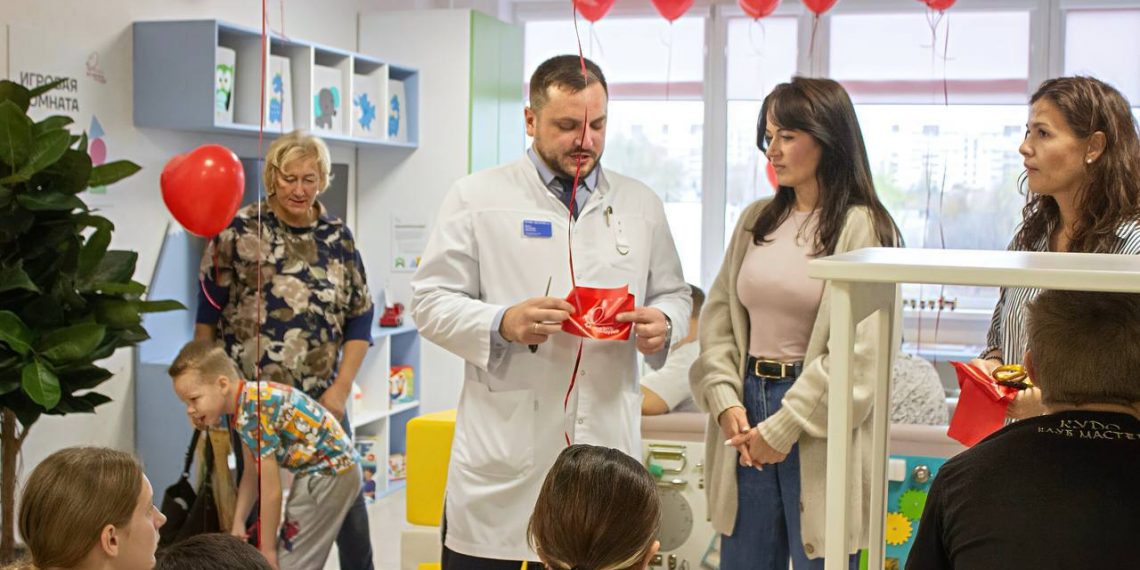 Новые игровые пространства открыты в детских больницах Ульяновска