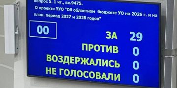 Профицитный бюджет Ульяновской области на 2026 год принят в первом чтении