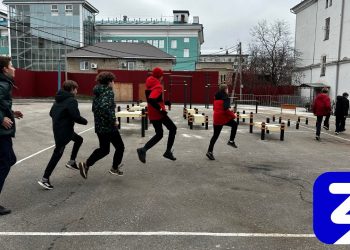 В Мариинской гимназии с подачи родителей открылась современная спортивная площадка