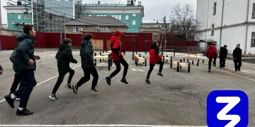 В Мариинской гимназии с подачи родителей открылась современная спортивная площадка