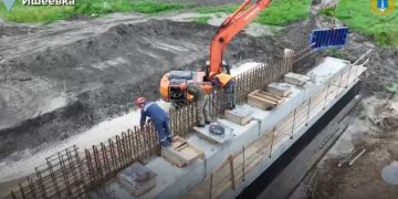 В Ишеевке после вмешательства прокуратуры построили новый мост через Свиягу