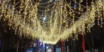 Парки Ульяновска украшают к зимнему сезону и Новому году