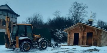 В Мостовой Слободе завершено строительство купели для крещенских купаний