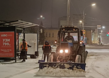 Снегопад усиливается, дорожников Ульяновска перевели особый режим