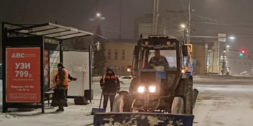 Снегопад усиливается, дорожников Ульяновска перевели особый режим