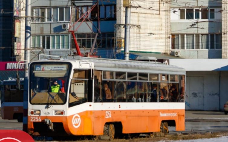 Четыре трамвайных маршрута в Ульяновске изменят движение 13 декабря