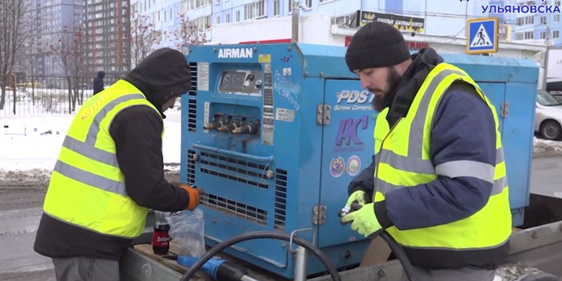 В Ульяновске начался капитальный ремонт коллектора на улице Александра Невского