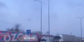 Пробка на трассе М5 под Ульяновском: фуры стоят в сторону Солдатской Ташлы