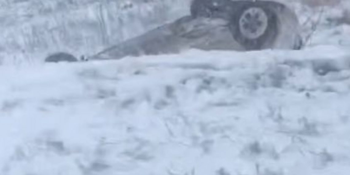 Под Ульяновском пострадал 13-летний пассажир улетевшей в кювет иномарки