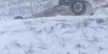 Под Ульяновском пострадал 13-летний пассажир улетевшей в кювет иномарки