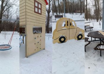 В сквере около ульяновского ДК 1 Мая усилили видеонаблюдение после акта вандализма