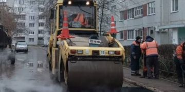 В Ульяновске завершается сезон укладки асфальта