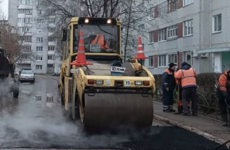 В Ульяновске завершается сезон укладки асфальта
