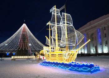 Новогоднее украшение Ульяновска должно быть готово к 10 декабря