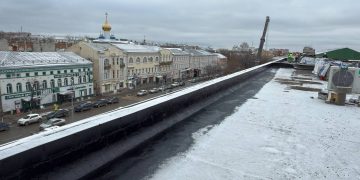 Парапет ульяновского ЦУМа перестал быть опасным для жизни и здоровья горожан