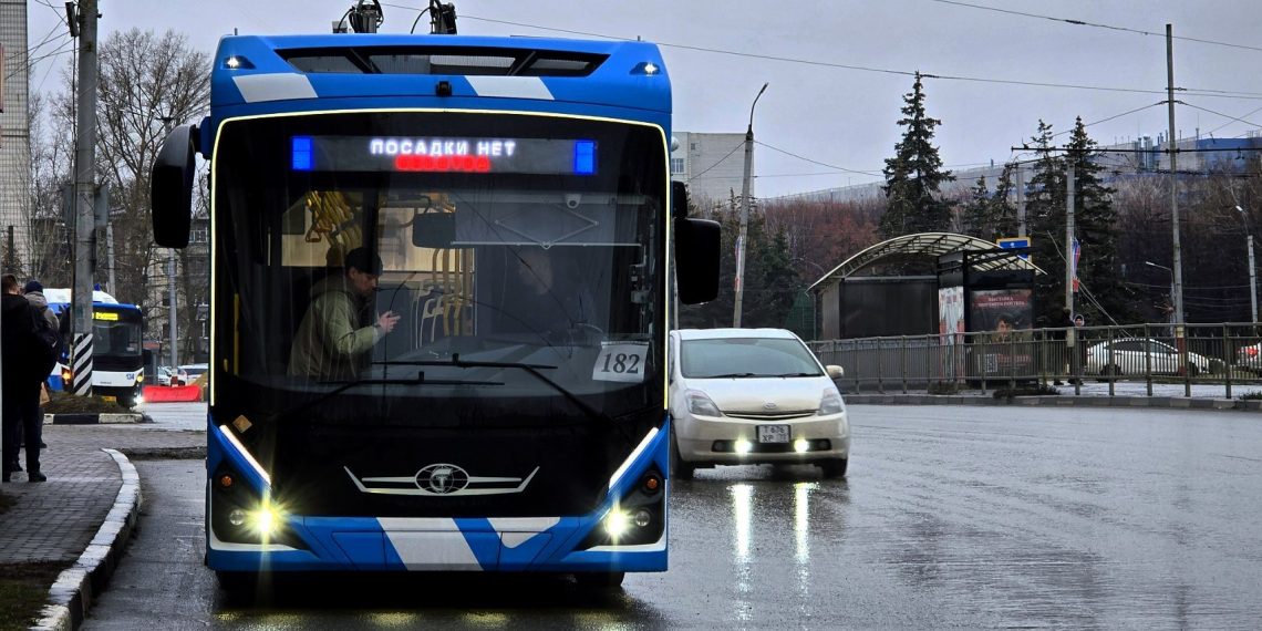«Адмирал» покидает Ульяновск: тесты троллейбуса на автономном ходу завершены досрочно